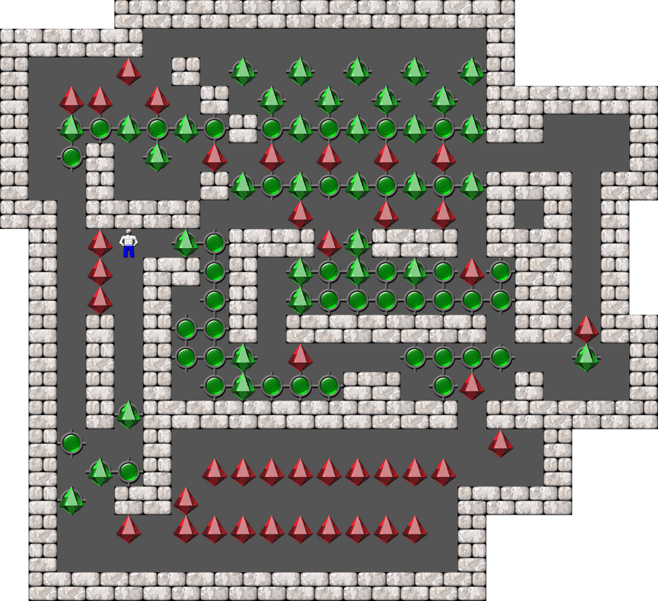 Sokoban Mass Remodel level 947